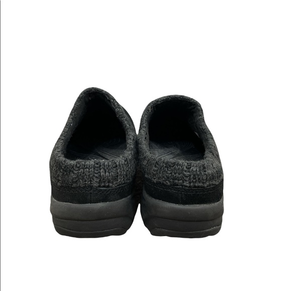 Vionic Arbor Action Black Suede Slip On Wedge Clog Shoe Womens Size 6.5 - Picture 3 of 7